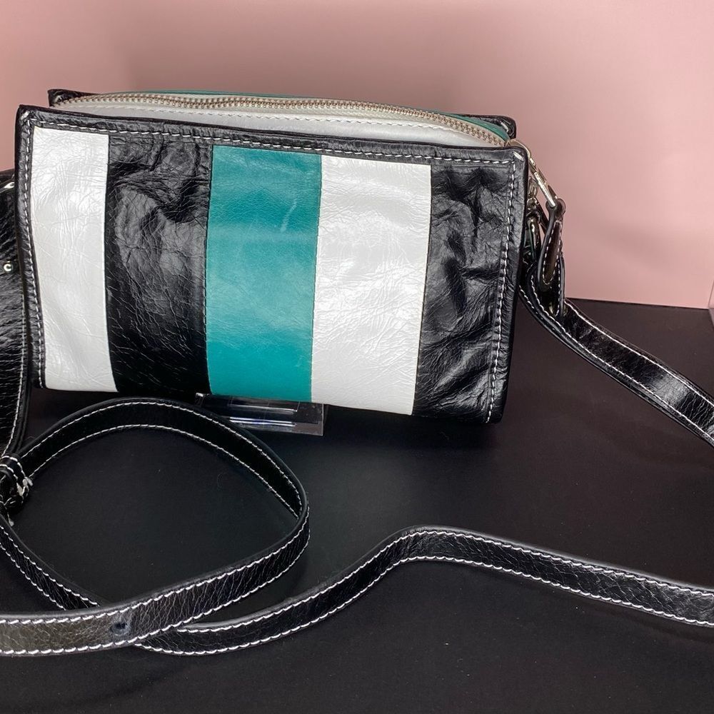 Balenciaga Rare Bazar Line Crossbody lambskin leather bag authenticated by PM - Picture 3 of 17